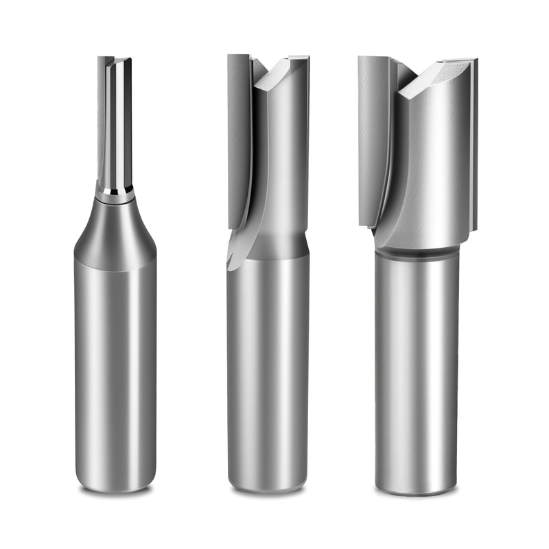Replacement for White-Side Router Bits with 7/32-Inch,15/32-Inch, & 23/32-Inch Cutting Diameter with 1/2-Inch Shank, Plywood Dado 3 Piece Set Five-Year Warranty