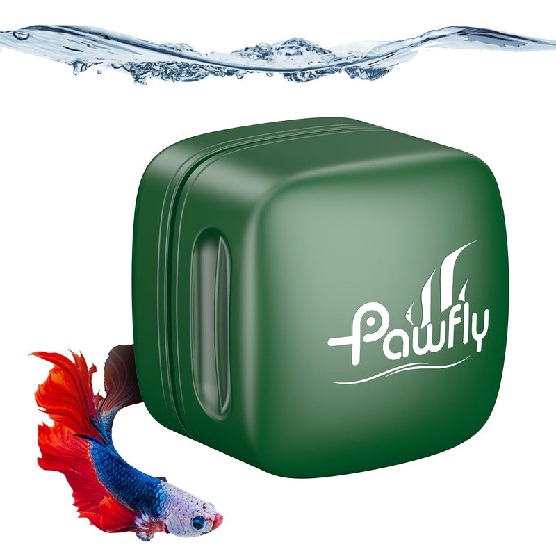 Pawfly Aquarium Magnet Glass Cleaner, Magnetic Fish Tank Cleaner, 1.5" Mini Algae Scrubber for Glass Aquariums, Strong Magnetic Brush Cleaning Tool for Glass Fish Tanks up to 10 Gallons 1.5'' - Classic Green