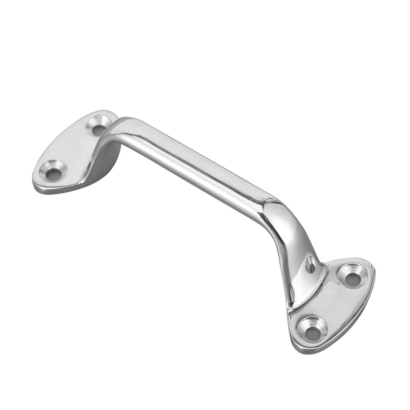 316 Stainless Steel Marine Grab Handle, 6 Inch 4 Holes Boat Handrail Bar, Heavy Duty Grab Bar for Boats, Yachts, RV & Home Bathroom (Mounting Screws Not Included) 1