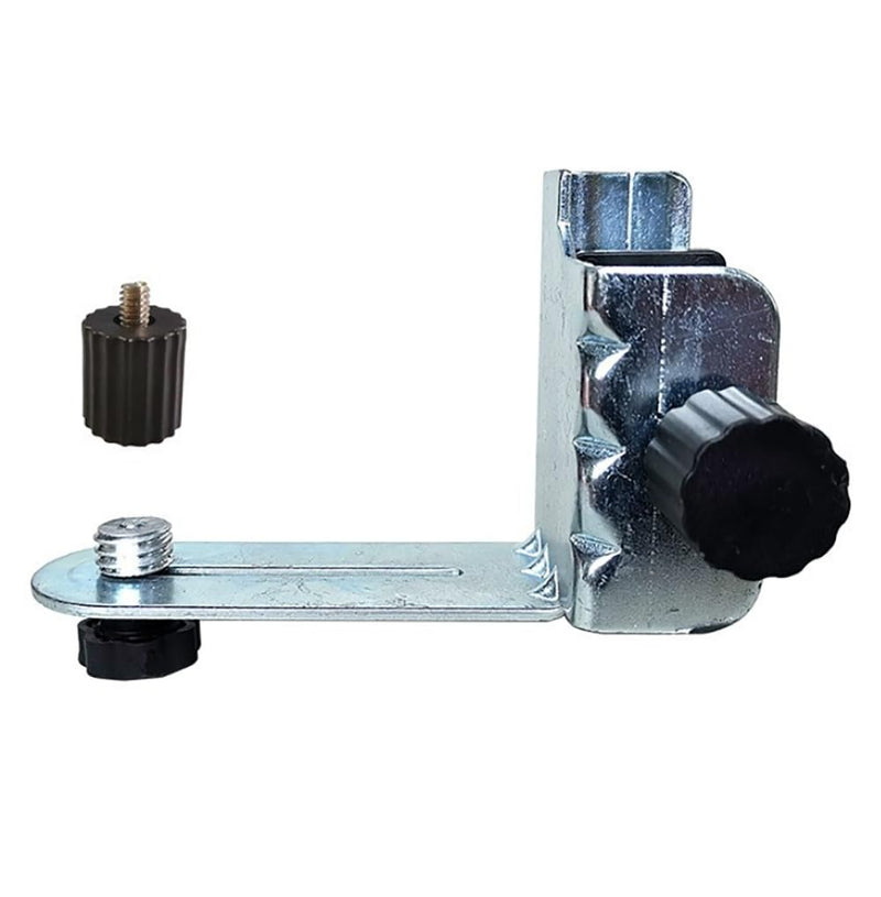 Laser Level Bracket for Telescoping Pole for Rotary and Line Laser Levels | Adjustable 1/4" and 5/8" Mount Adapter Line Laser Positioning Base