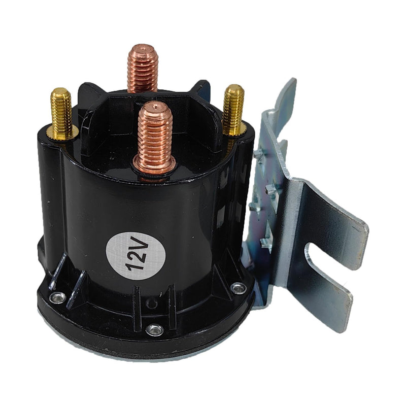 12V Starter Solenoid Relay Switch 4 Terminal 150A Continuous/800A Inrush – Replaces 684-1251-212, 684-1261-212, 634-1261-212 PowerSeal DC Contactor (Intermittent Duty, Includes Hardware)