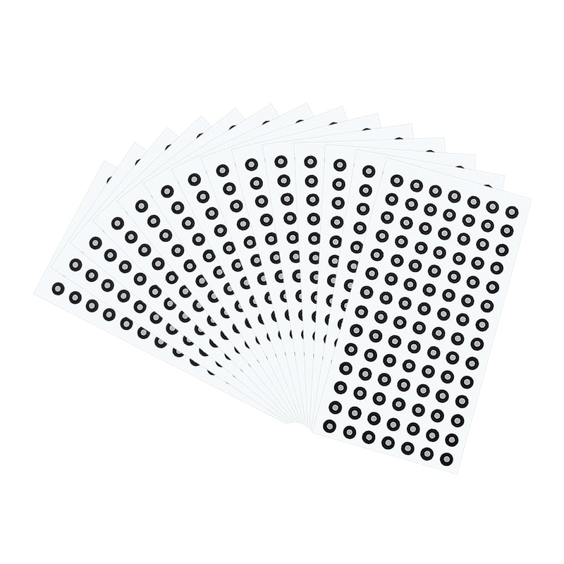 uxcell 1500Pcs 3D Scanner Markers 3mm 3D Scanning Dots 3D Tracking Dots Reference Point 3D Target Diffuse Reflection Markers for 3D Scanners, Motion Capture Systems(3x6mm) 3x6 mm 1500