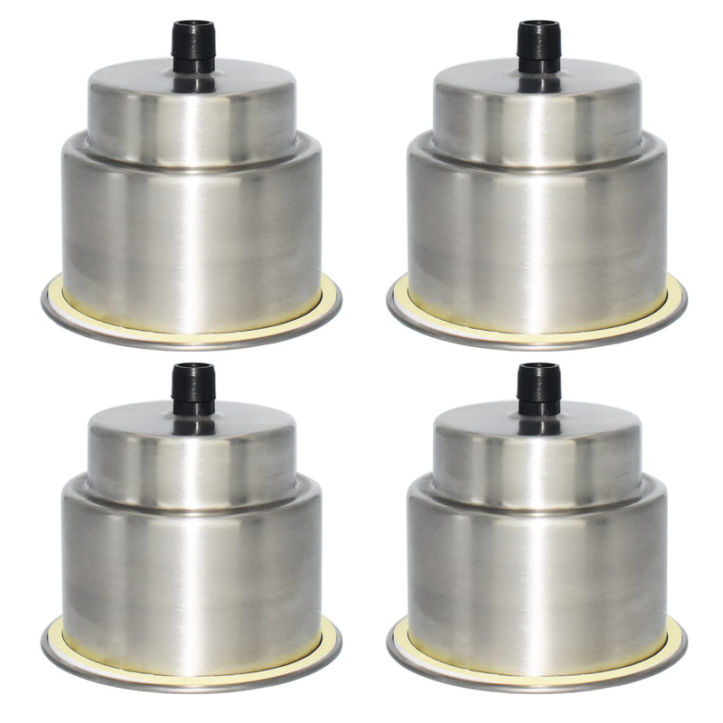 4pcs Stainless Steel Cup Drink Holder with Drain for Marine Boat RV Camper