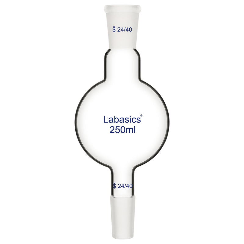 Labasics 250ml Glass Chromatography Reservoir, Borosilicate Glass for Chromatography Experiments 250 ml
