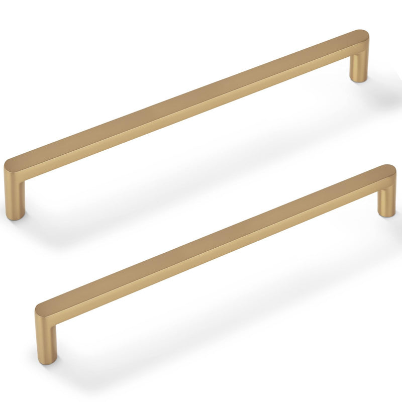 Champagne Bronze Zinc Alloy Solid Cabinet Pulls 7-1/2 Inch(192mm) Hole Center,Heavy Duty Drawer Handles Cabinet Hardware for Bedroom,Dresser,Kitchen 6 Pack 8521 7-1/2 in Hole Centers Champagne Bronze