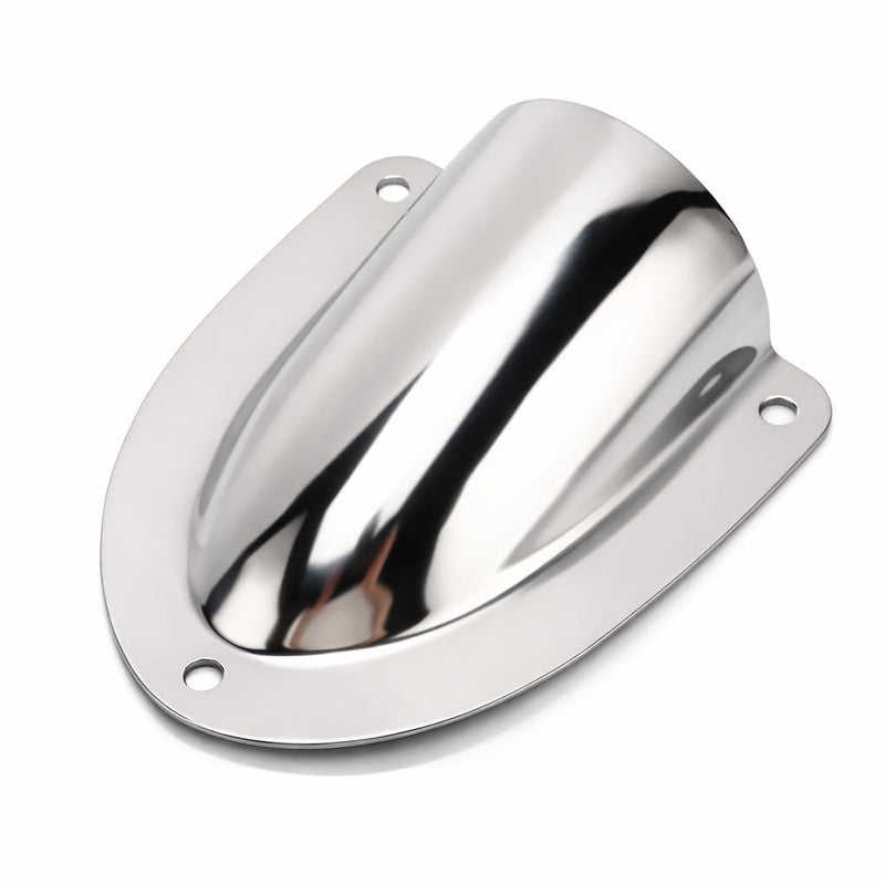 Aramox Marine Clamshell Vent Cover, Stainless Steel Wire Cable Cover for Boats, 4.72 x 3.94 x 1.38 in