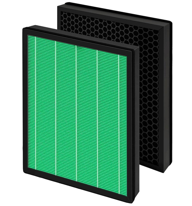 Airmega Max2 300 Filter Replacement, Compatible with Coway AIRMEGA Max2 300/300S Air Purifiers, True HEPA & Activated Carbon Filter, Part#AP-1515-FP, 1Set 1