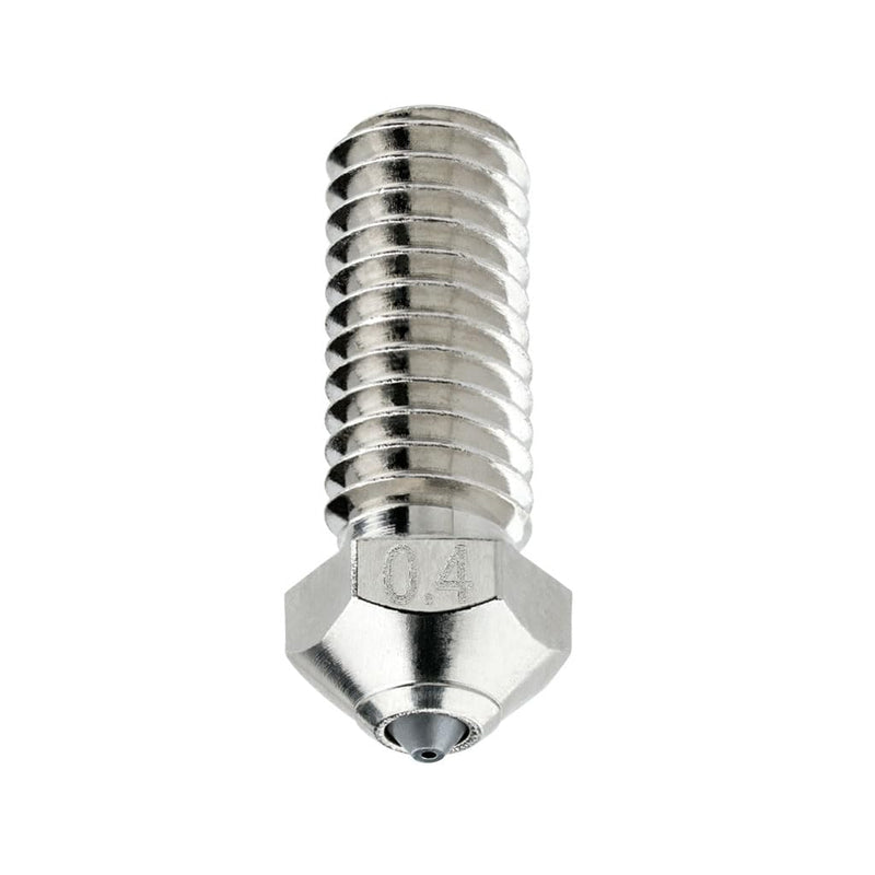 Tungsten Carbide Nozzle 0.4mm for QIDI Q1-Pro/X-Max3 / X-Smart3 / X-Plus3 3D Printer, High Thermal Conductivity Abrasion Resistance, Nickel Plated Copper Tungsten Carbide 0.4mm Nickel Plated Copper