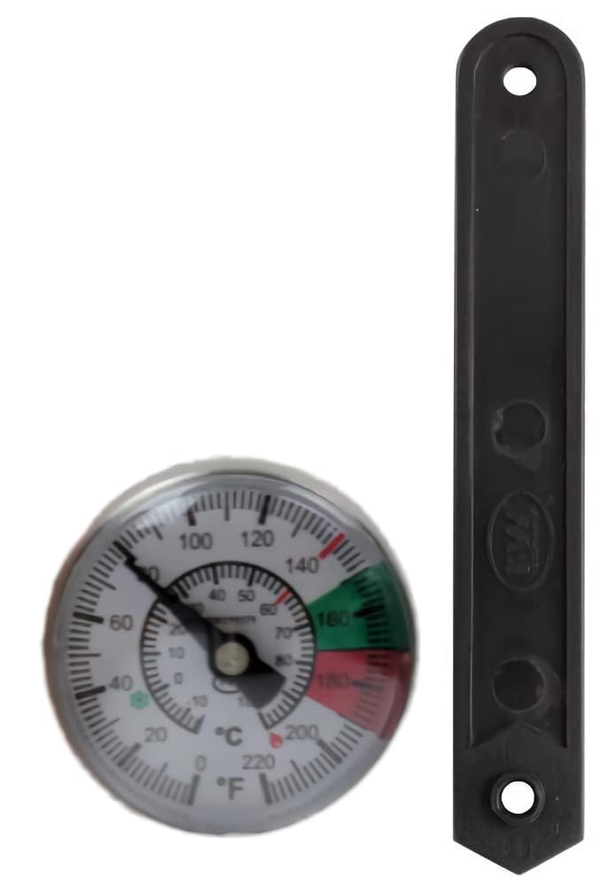 Rattleware Thermometer, Genuine Milk Frothing and Barista Thermometer, Fast Readout and Clear Temperature Targets / 5" Probe, 1" Dial (Pack of 3)