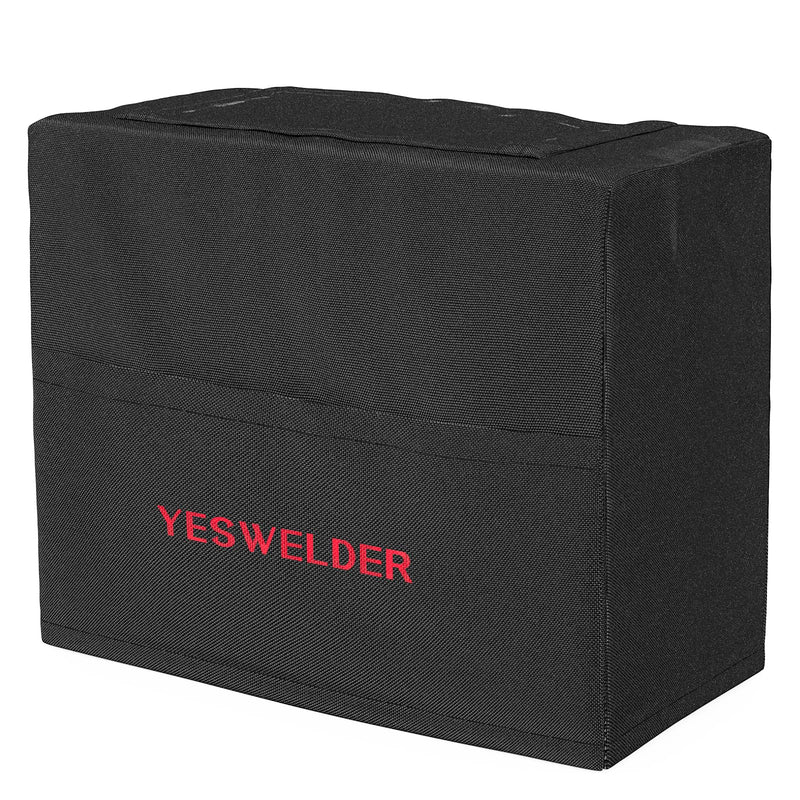 YESWELDER Welder Cover, Waterproof Protective Dust Cover for Welding Machine with Storage Pockets Medium Size 16.93" x 14.17" x 8.66" M (MIG-205DS PRO)