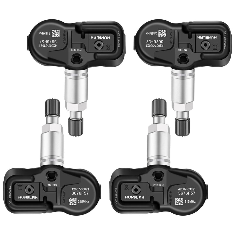 TPMS 2025 Sensor Tire Pressure Monitoring Sensor for Camry Prius Corolla Scion Yaris, Toyota RAV4 Highlander Camry Corolla - Lexus ES GS LS LX .42607-33021RPMV-107J 315MHz Set of 4