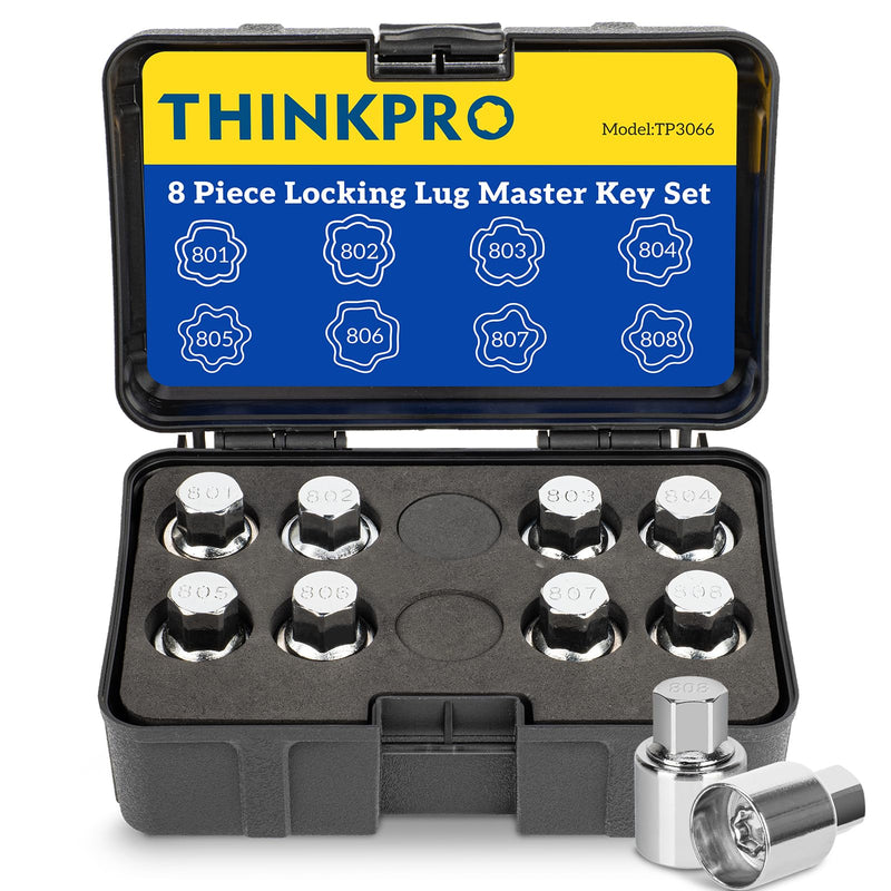 Lug Nut Key Compatible with Jeep,801 to 808 Wheel Lock Key 8PC