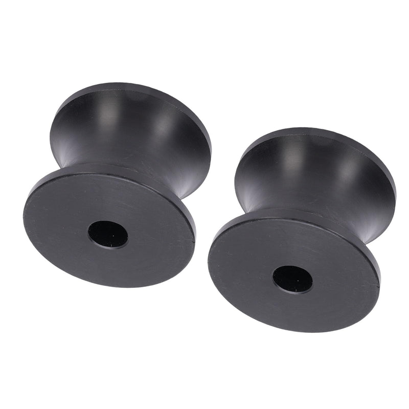Fockety Boat Trailer Roller, 2 PCS Heavy Duty 2.4x1.77in Bow Stop Bell Roller Nylon Stop Boat Trailer Accessories Replacement for Yacht