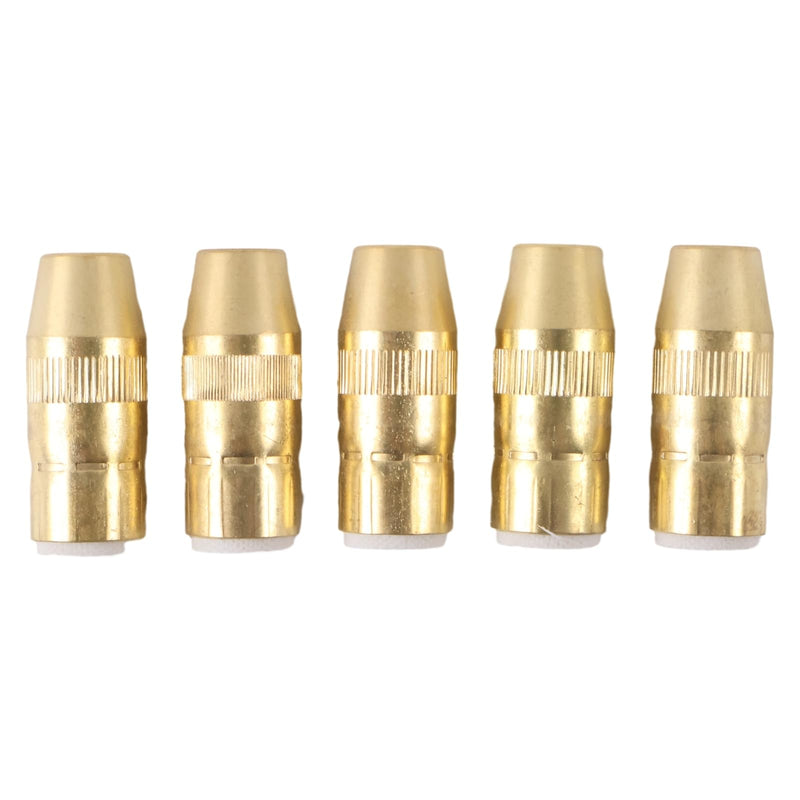 5X Slim Brass Nozzle Centerfire NS-1218B 1/2" 1/8" Recess Compatible With Bernard MIG Welding G-Gun