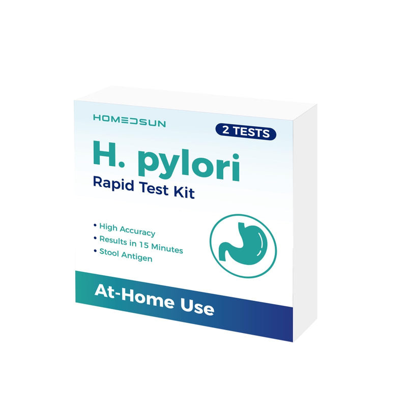 2-Pack H Pylori Stool Antigen Test Kit, Results in 15 Minutes | Individually sealed screening buffers with sanitary extraction tubes for routine wellness monitoring