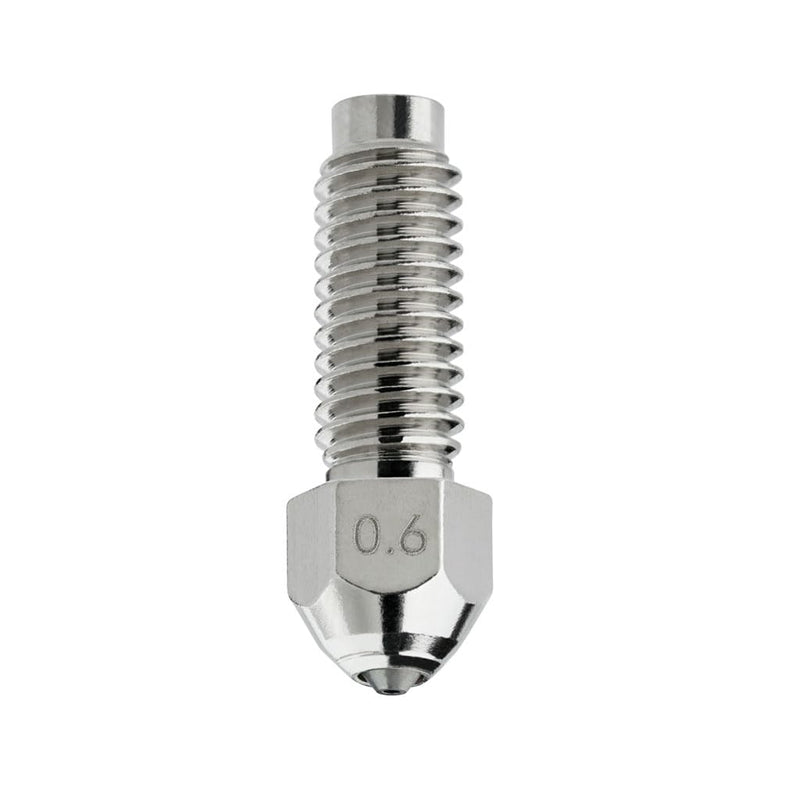Tungsten Carbide Nozzle 0.6mm for Sovol SV08 / T300 / SV06 ACE 3D Printer, High Thermal Conductivity Abrasion Resistance, Nickel Plated Copper Body Tungsten Carbide