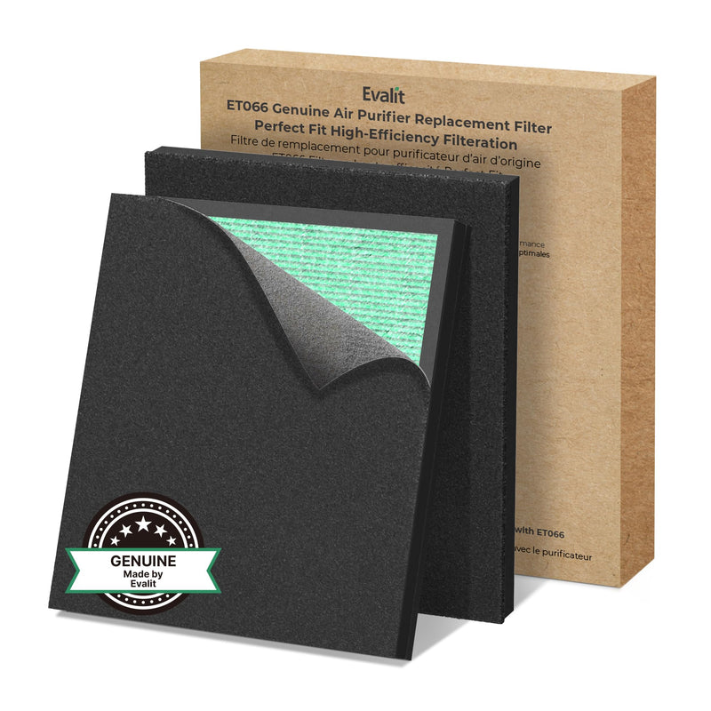 Air Purifier Replacement Filter for ET066 Pet Dander Version, 2 Pack Green