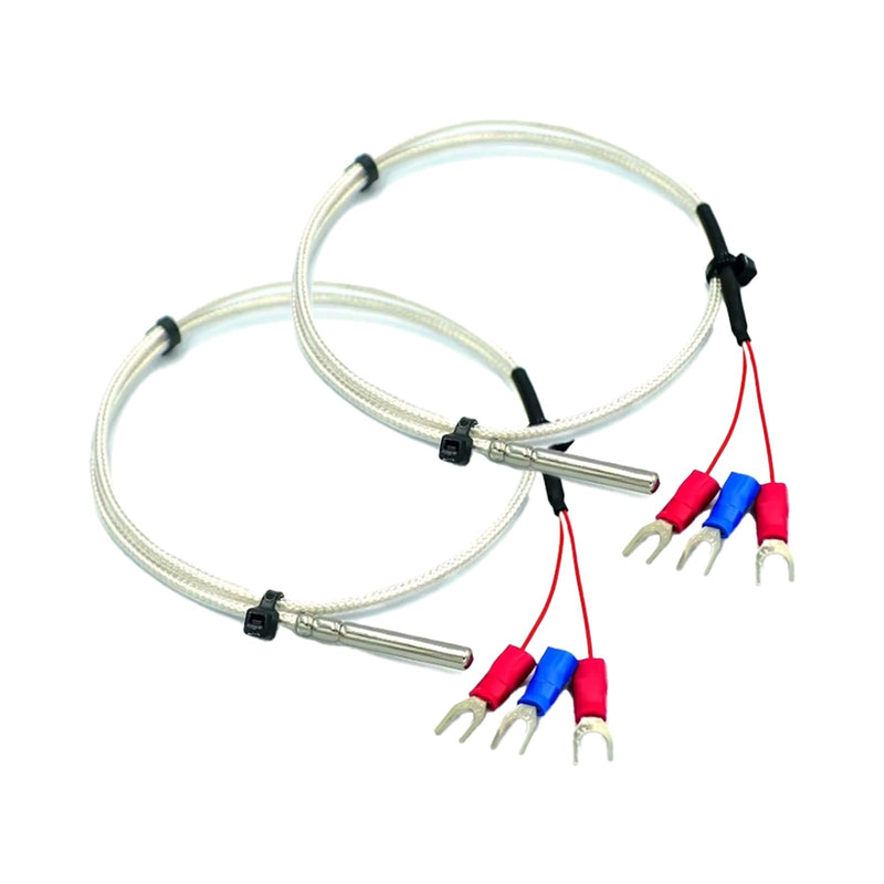 Gikfun Waterproof PT100 RTD Temperature Sensor Probe 3-Wire Stainless Steel with 0.5 Meter Cable for Arduino DIY,PID Controllers,Process Control (Pack of 2pcs) EK2170