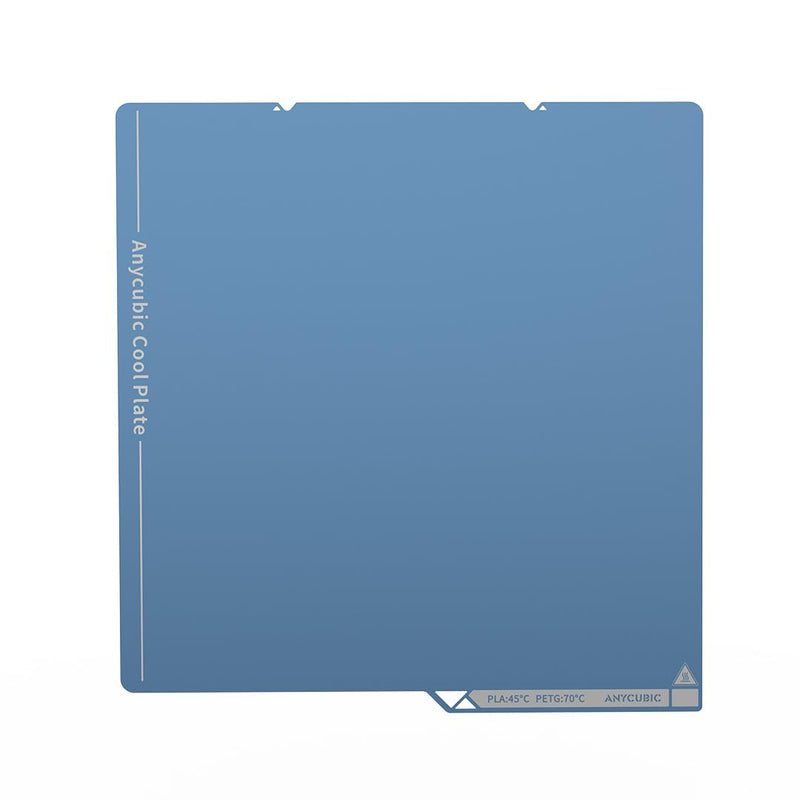 Anycubic Cool Plate for Anycubic Kobra S1/Kobra S1 Combo/Kobra X/Kobra X Combo/Kobra S1 ACE 2 Pro Combo/Kobra 4/Kobra 4 Combo, Energy Saving Low Temperature Printing, Firm Adhesion, 250x250mm