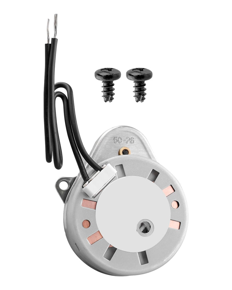 Timer Motor Fit for Fleck 5600 2500 2510 2750 9000 9100 9500 Control Valve | Replace 18743 13400 13944, with Mounting Screws