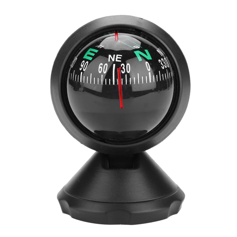 Gegong Adjustable Night Vision Compass for Boats Vehicles Black Marine Ball Compass