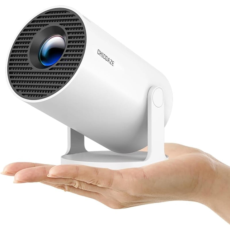 Mini Projector, Portable Projector with WiFi 6 and Bluetooth 5.4, 160 ANSI 4k HD Smart Projector, Compatible with Phone, TV Stick, Laptop, HDMI, USB for Movie Home Outdoor, HY300 PRO+ HY300 PRO+