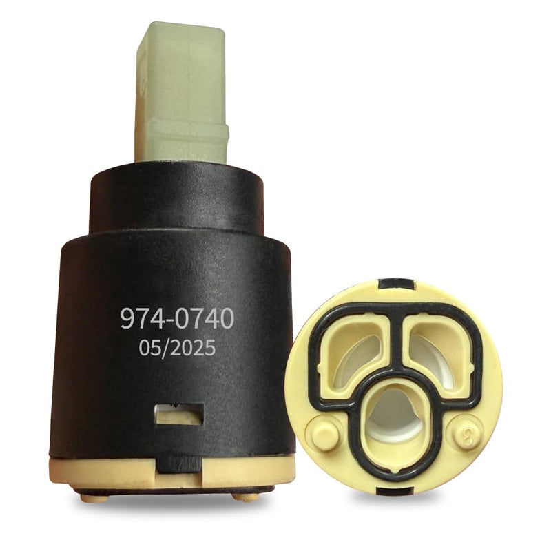 9740740 Pfister Avalon/Treviso, 26/529 Series – 25mm Faucet Cartridge Replacement - OEM Quality Compatible with KCG 66073, Hanover, 1-7/8" Length, N25D, Hain-Yo GL02GJ