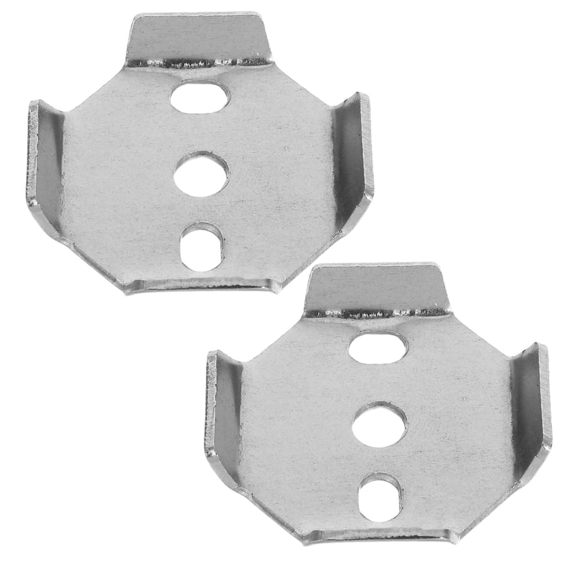 Mipcase 2 Pcs Bathroom Towel Rack Brackets Mounting Hardware for Towel Bar Replacement Parts and Toilet Roll Holder Repair Accessory 1.49 X 1.49 X 0.31 in for Easy Bathroom Installation