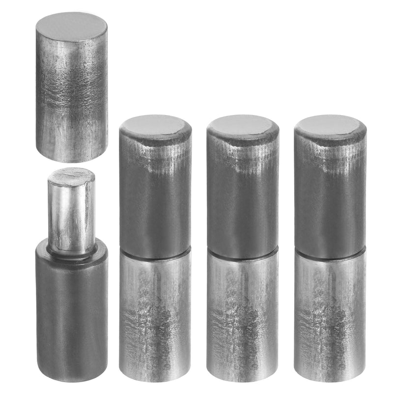 uxcell 4Pcs Weldable Barrel Hinges, 3" x 3/4" Carbon Steel Heavy Duty Detachable Weld on Door Hinges for Metal Gate Swing Door Trailer Ramp 4 3" x 3/4"