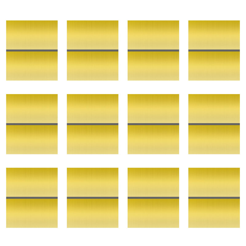 Laser Engraving Blank ABS Double Color Plastic Sheet, 11.8x6.49x0.05 inch Materials Double Color Plastic Sheet for Interior Signs, Badges, DIY Carving Pack of 12(Gold) Gold