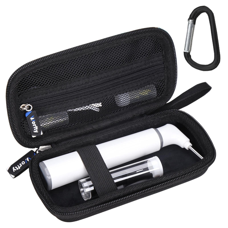 Case for ScopeAround Otoscope with Light Ear Camera Dual View & Accessories, Case Compatible with ScopeAround Otoscope SASA39W - Hard Protective Travel Carrying Storage Organizer Bag (Black) Black