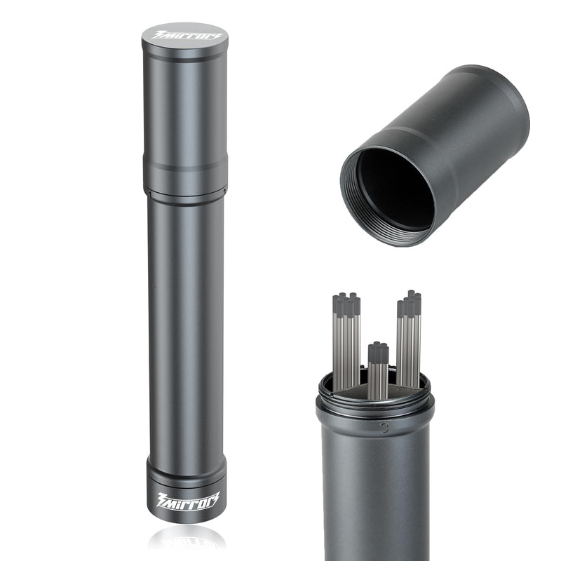 3mirrors Tungsten Holder -Tungsten Electrode Storage Solution with 3 Section Divider & Magnetic Base,TIG Welding Accessories,Titanium Gray Titanium Gray