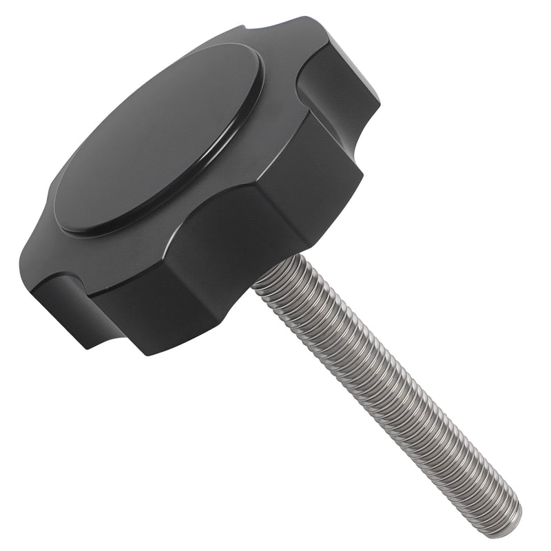 for Black Anodized Aluminum Replacement Knob Compatible with Garmin LiveScope Plus LVS34 Tilt Knob with Stainless Steel Hardware Suitable for Perspective Mount