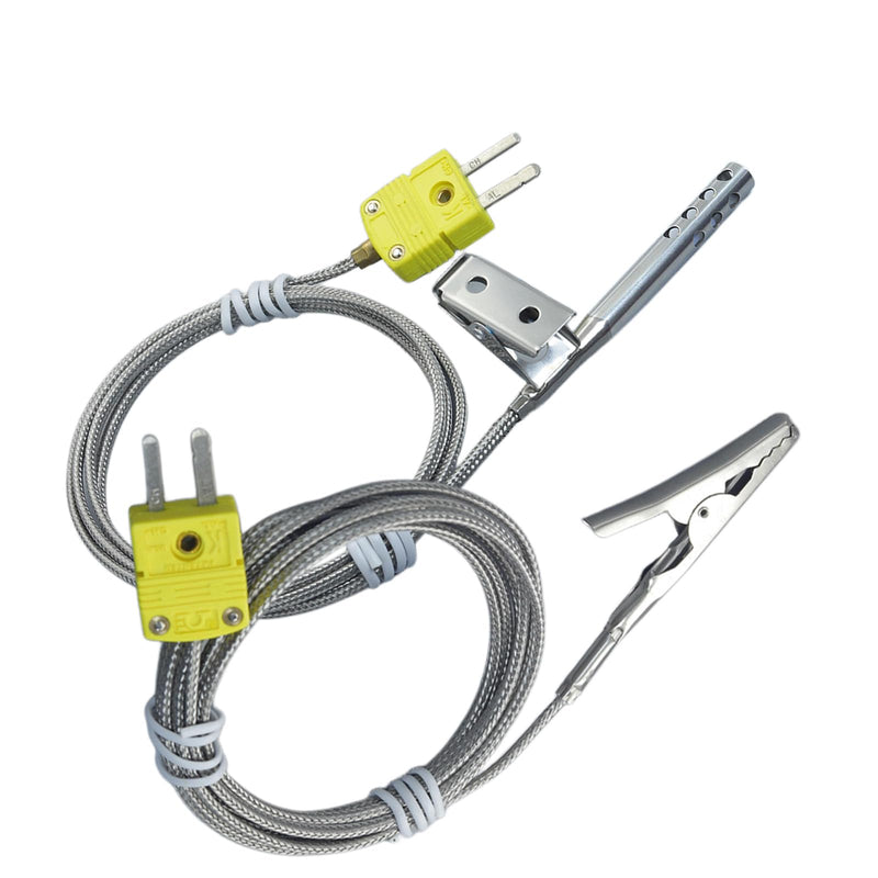 Type K Thermocouple, 2-Pack TL3163K Type K Air Probe for use with the TL0500, | Measurement range: 40–500°F 40–69-inch cable length
