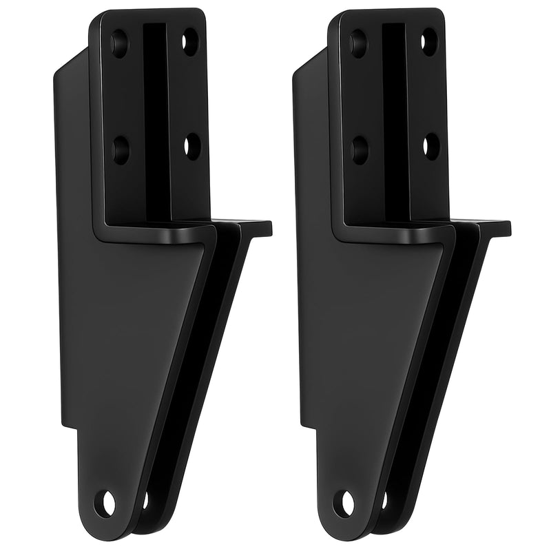 Nuanchu 2 Pack Screen Door Closer Bracket Storm Hardware Replacement Post Jamb Bracket Plastic Replacement Parts for Door Closers(Black) Black