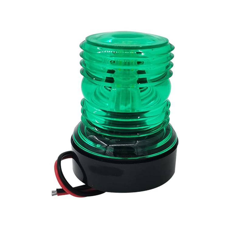 ISURE MARINE Boat Yacht Navigation Anchor Lights All Round 360° Green 12V LED Daylight Waterproof Signal Lights