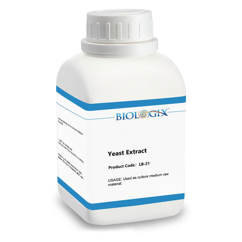 Yeast Extract Medium, Industrial Grade Nutrient Culture Medium, Yeast Extract Media Powder for Laboratory Bacterial Culture, Mycology, 500g/Bottle(1.1 lb.) Yeast Extract, 500g 1
