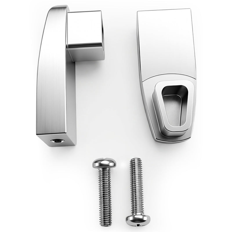 Aluminum Shower Door Towel Bar Brackets for Alumax/Basco Framed Sliding Glass Shower Door Towel Rod, Sliding Doors Replacement Parts