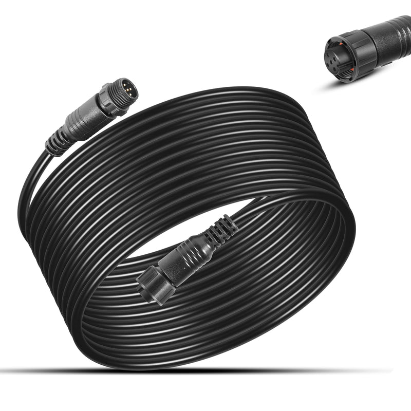 NMEA 2000 (N2K) 14-Foot Drop Cable Backbone Cable Extension Cable Fit for Lowrance Simrad B&G Navico Garmin Networks, Stable Connection, IP67 Waterproof 14 Feet