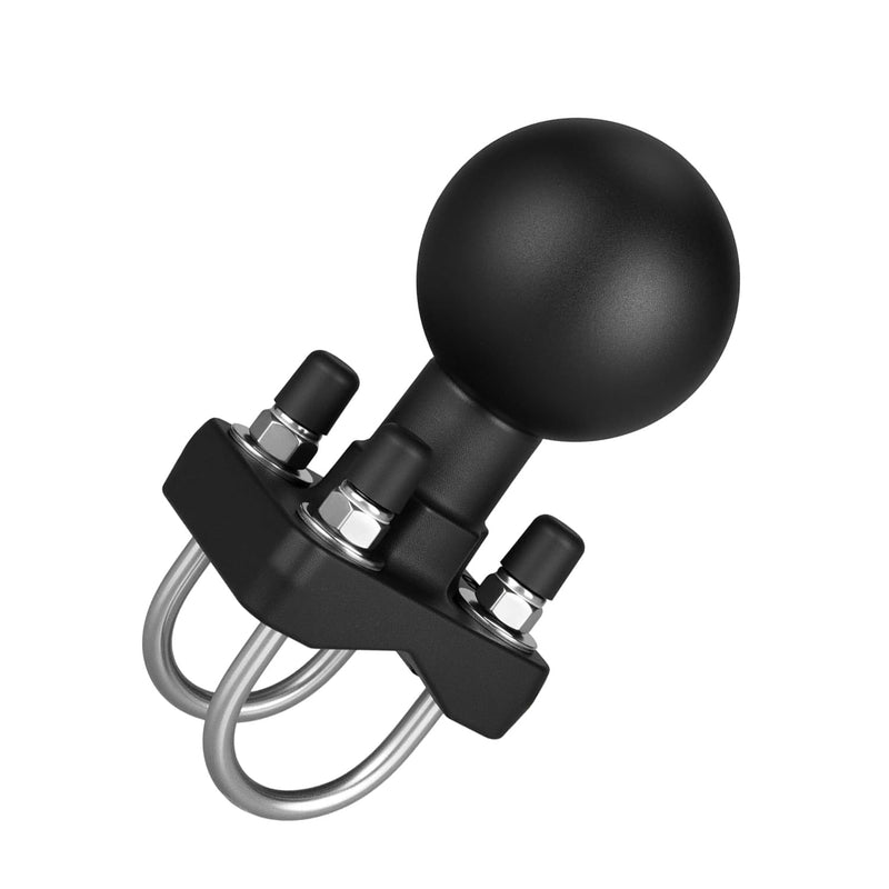 Double U Bolt 2.25 inch Mount Base,for Rails 0.75" to 1.21" in Diameter,Compatible with D Size 2.25 inch Double Socket Arm,for Handlebar,Boat Pole D-2.25"U-Bolts