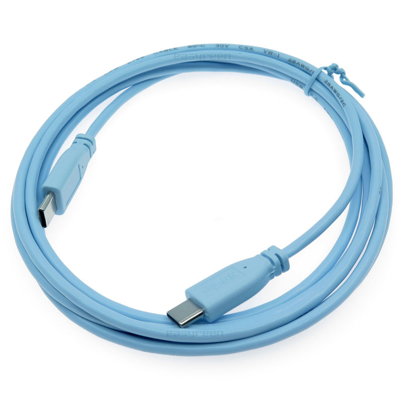 USB Type C to Type C Console Cable for Cisco Catalyst 1200/1300 Series Switches CAB-Console-USB-C= 2M 2 Meter USB Type C to Type C Blue