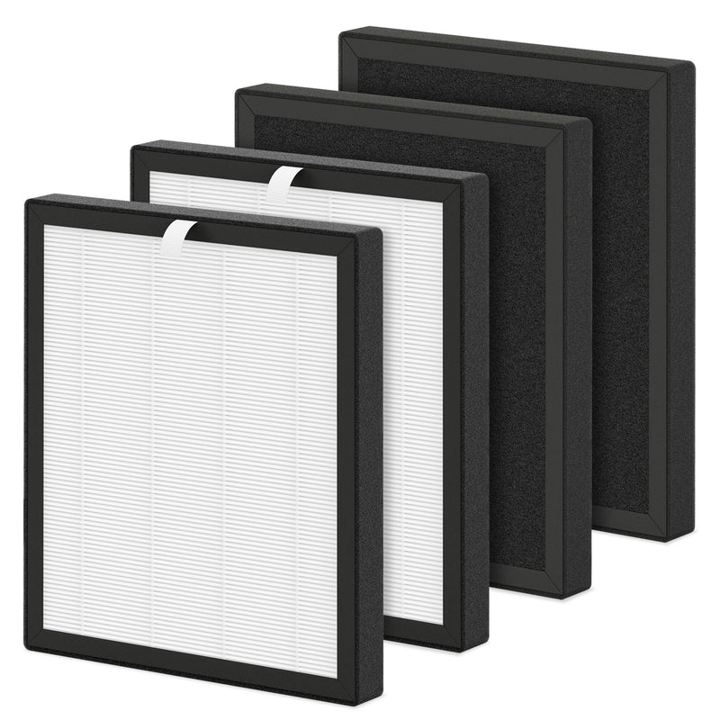ZX001 Replacement filters Compatible with Anegoe ZX001 Air Cleaner Purifier for Home Large Room Up to 2500 Ft², 4 Pcs 2 Sets 4 Packs