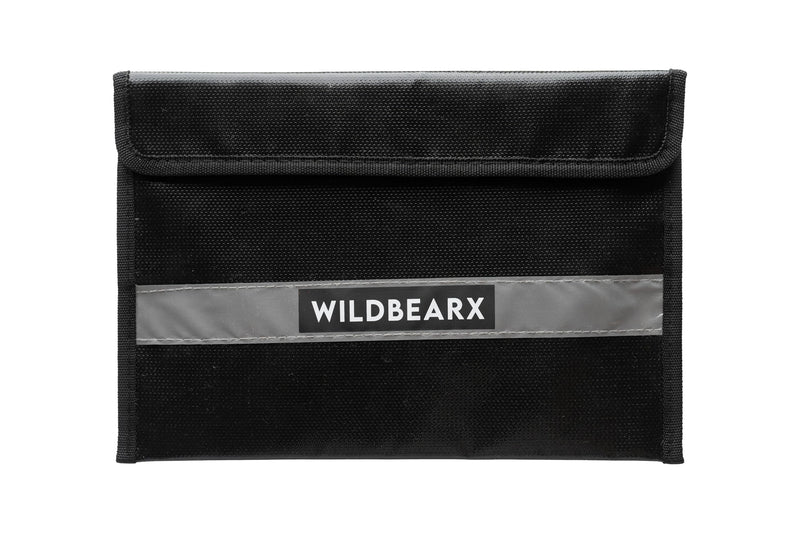 Fireproof and Waterproof Document Bag – 11" x 7.5" Fire Resistant Safe Storage Document Bags with Zipper Cash, Money, Passport, Files & Valuables – Home & Office Safety Bag