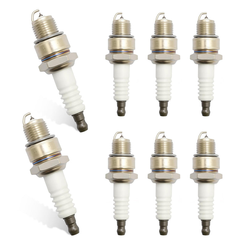 8PCS Iridium Spark Plugs Fit for Johnson Evinrude Mercury Marine Outboard Engines, Replacement for QL78YC, 938M