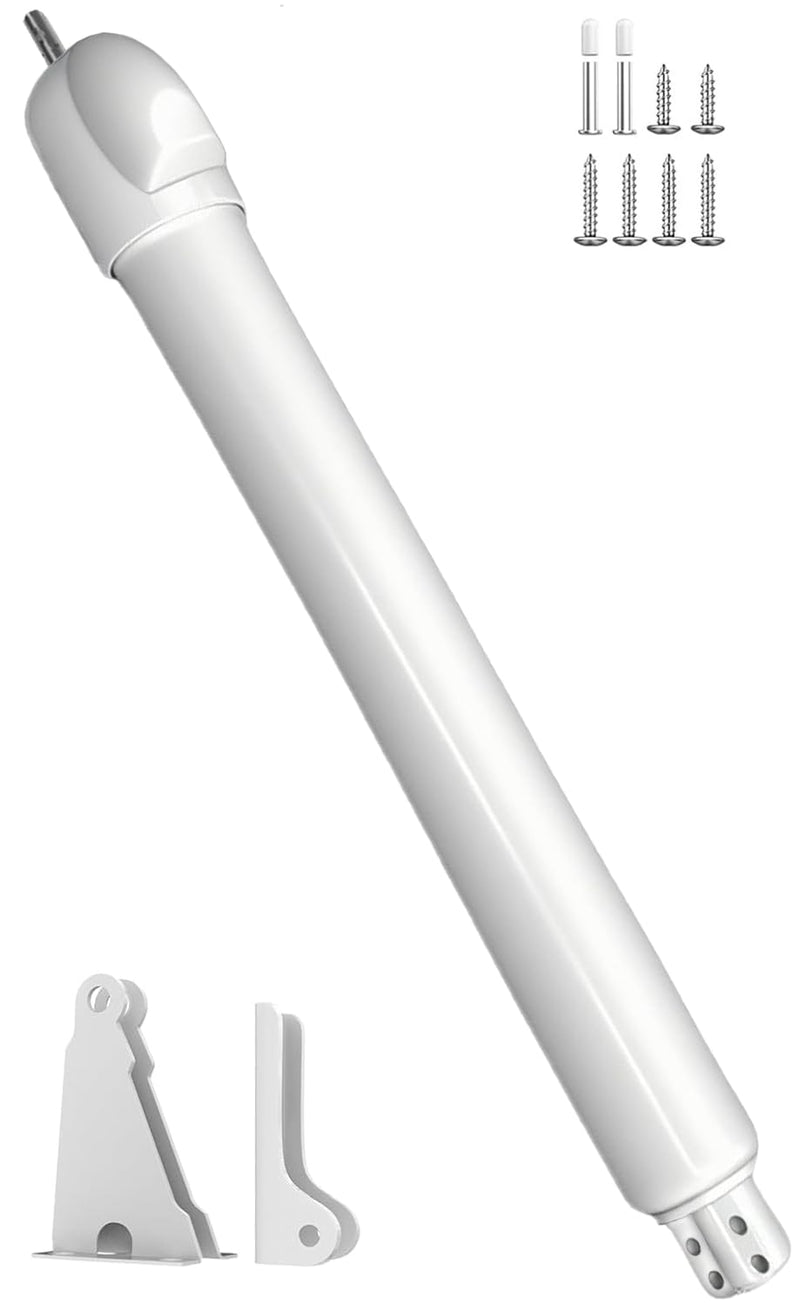 Storm Door Closer&Screen Door Closer Kit, Equipped with Press & Stay Function, Supports Adjustable Speed and Gentle Quiet Closing Action - for Medium & Lightweight Storm Doors Button version