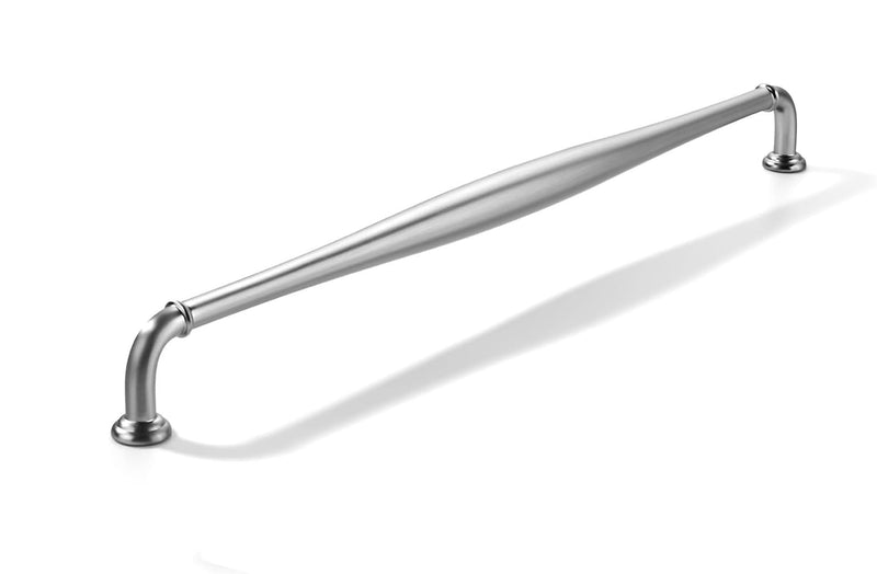 khtumeware 1 Pack 18inch(457mm) Hole Center Appliance Pulls Brushed Satin Nickel Cabinet Pulls Solid Heavy-Duty Tradition Handles Hardware for Bathroom Dressers Pull cabinets wardrobes Closet Doors