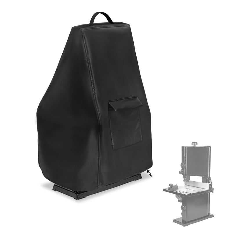 9-Inch Benchtop Bandsaw Cover, Heavy Duty Dustproof Metal Cutting Band Saw Cover with Plush Lining,Black (20"D x16 "W x 28"H) 20"D x16 "W x 28"H