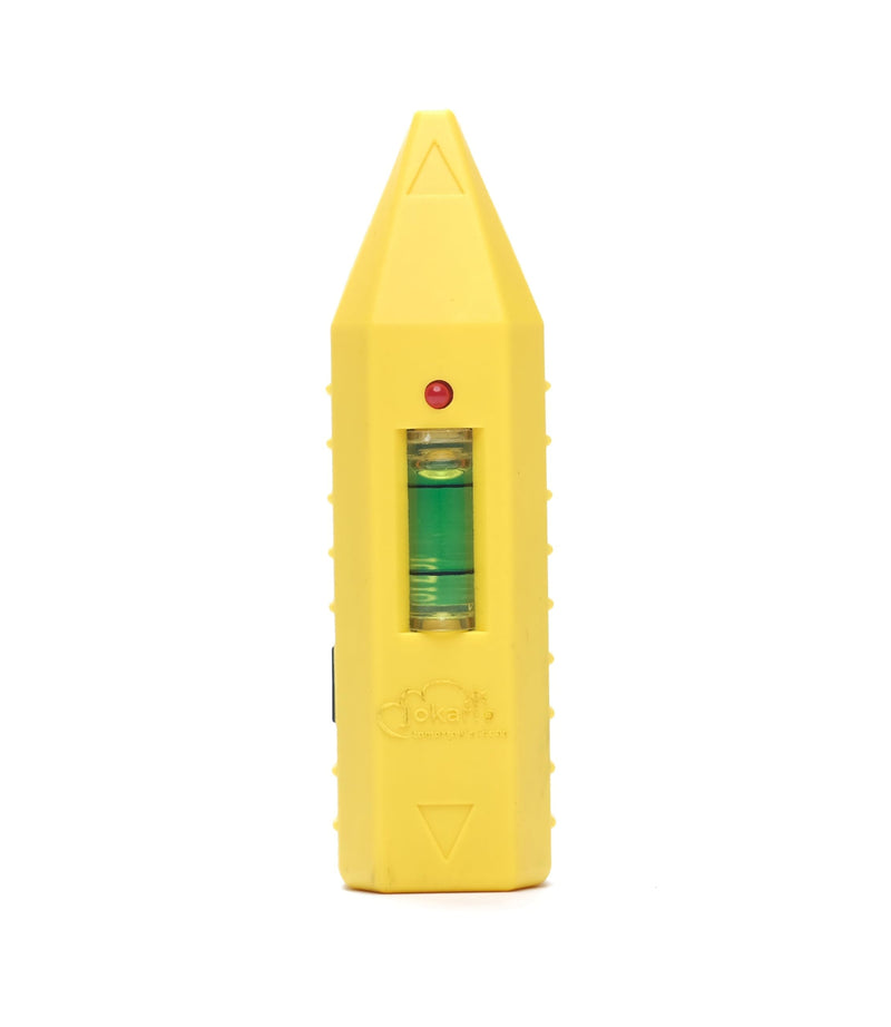 Jokari Mag Stud Finder™ - Magnetic Stud Detector with Indicator Light, Built-in Level, and Magnet for Hanging Frames, Shelves, and TV Mounting on Drywall