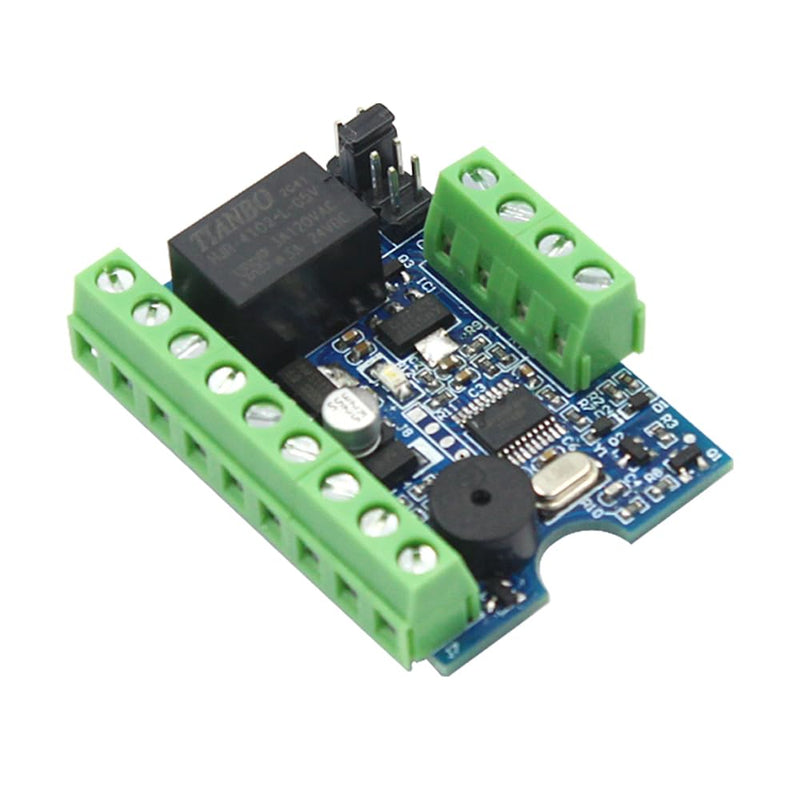12V Access Control Mini Relay Module Controller Board TM Wiegand 26-44 RFID Card Reder Door Access Control System Support Admin Card 1000user