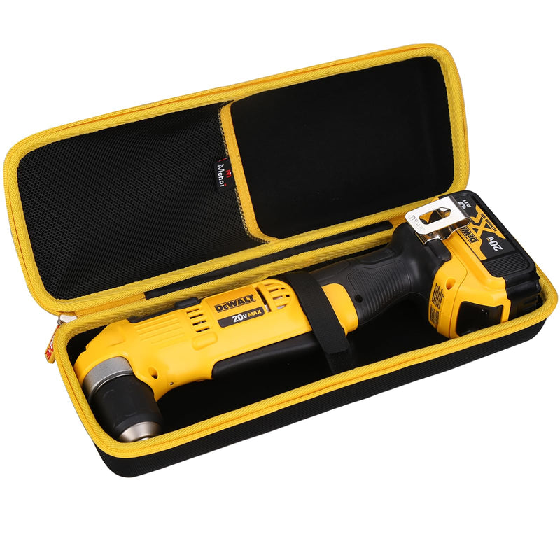 Mchoi Hard Storage Case Fits for DEWALT 20V MAX Right Angle Cordless Drill/Driver DCD740C1 / DCD740B, Case Only